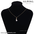 62229 Xuping novo design de moda delicada bela pingente de jantar charme banhado a ouro conjuntos de jóias